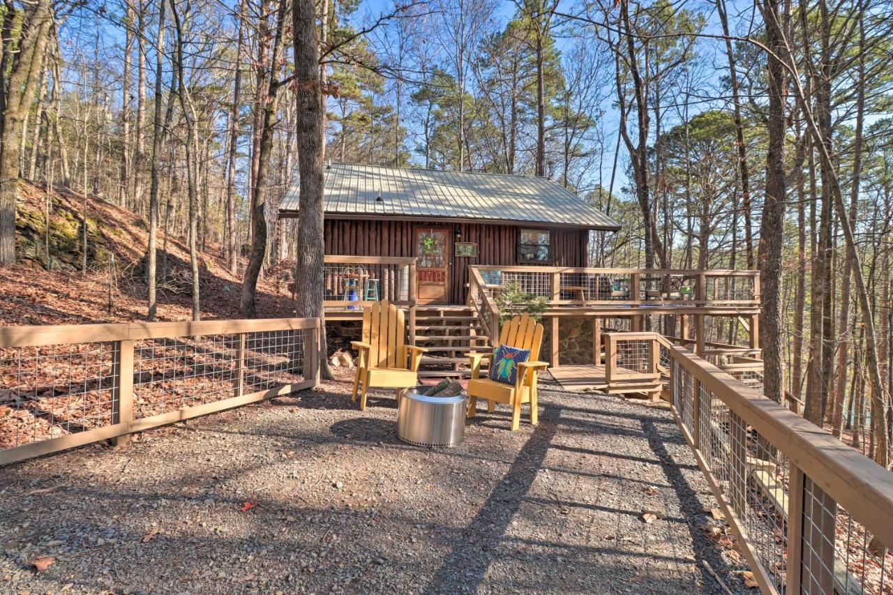Scenic Greers Ferry Cabin With Deck And Fire Pit! Heber Springs Eksteriør bilde