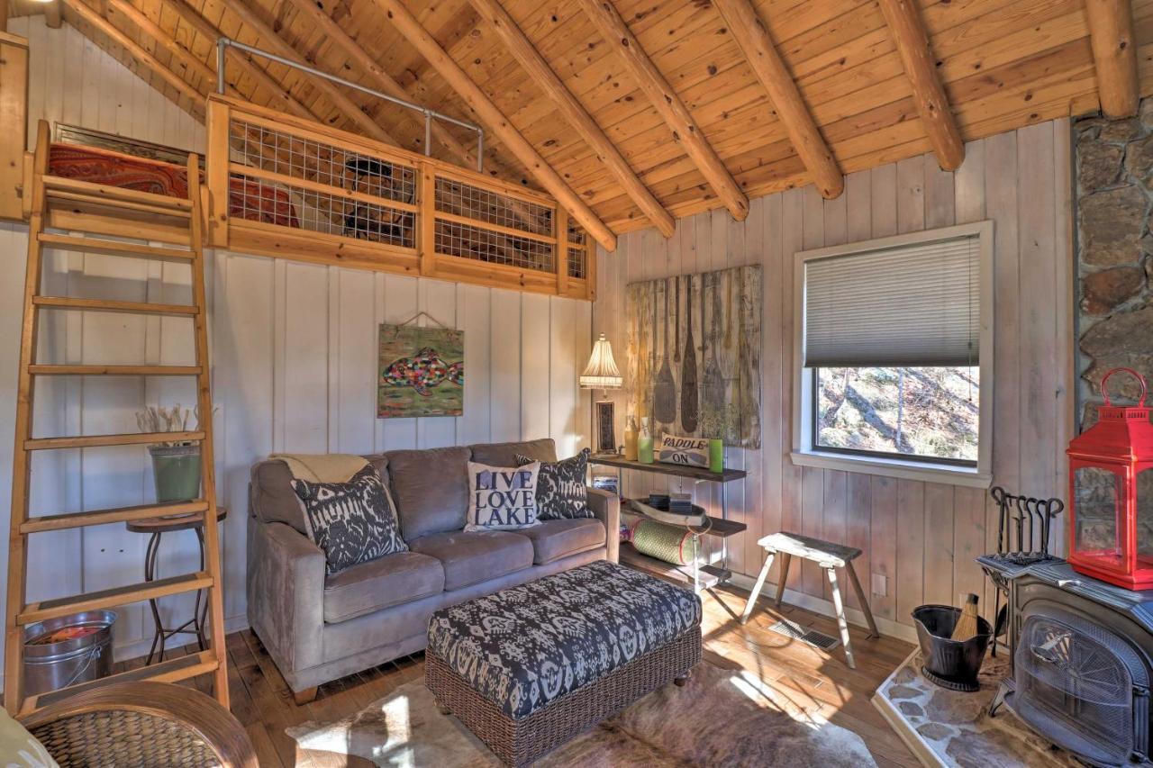 Scenic Greers Ferry Cabin With Deck And Fire Pit! Heber Springs Eksteriør bilde