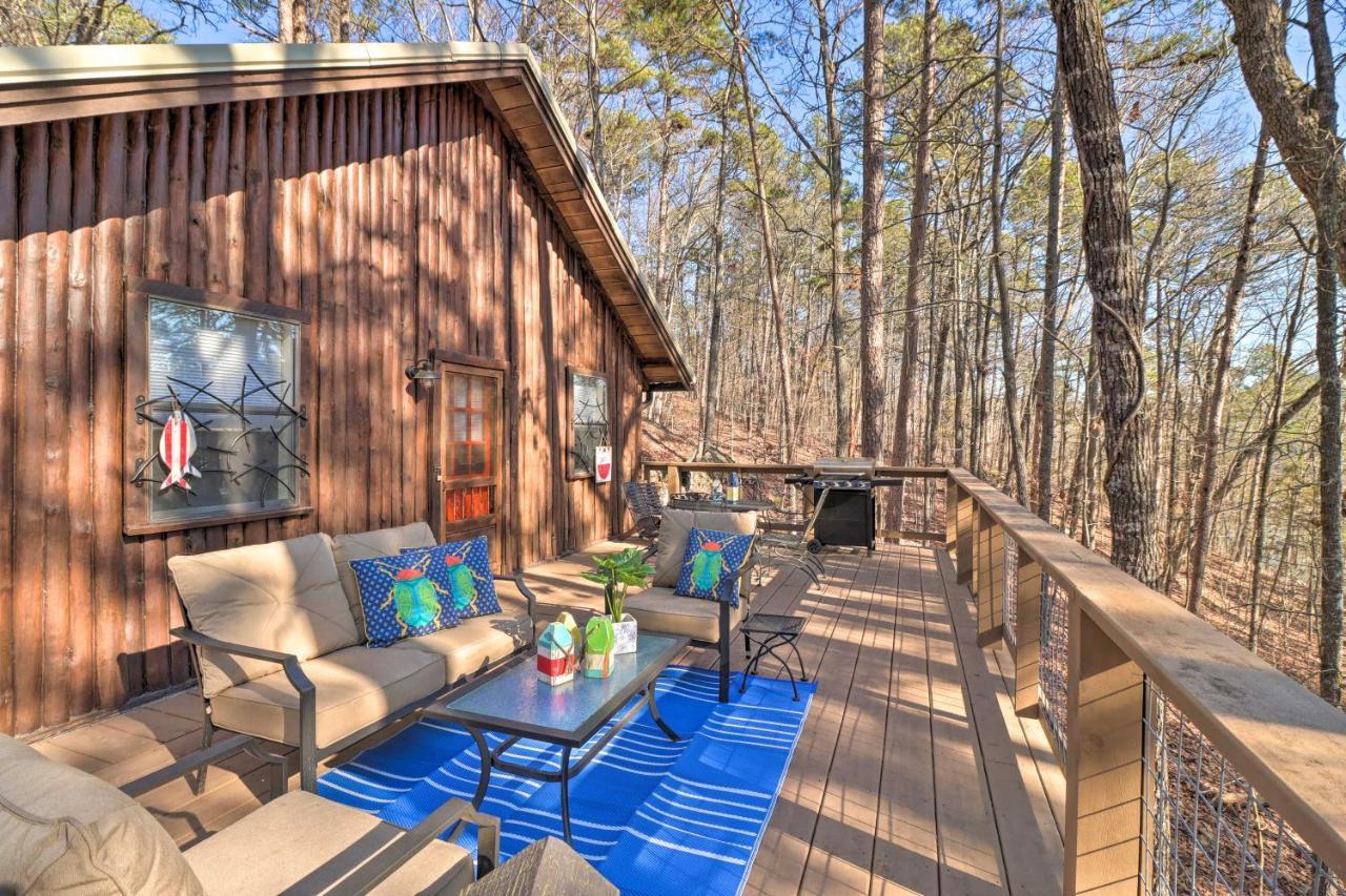 Scenic Greers Ferry Cabin With Deck And Fire Pit! Heber Springs Eksteriør bilde