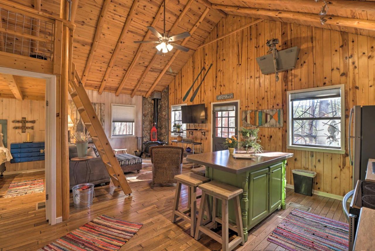 Scenic Greers Ferry Cabin With Deck And Fire Pit! Heber Springs Eksteriør bilde