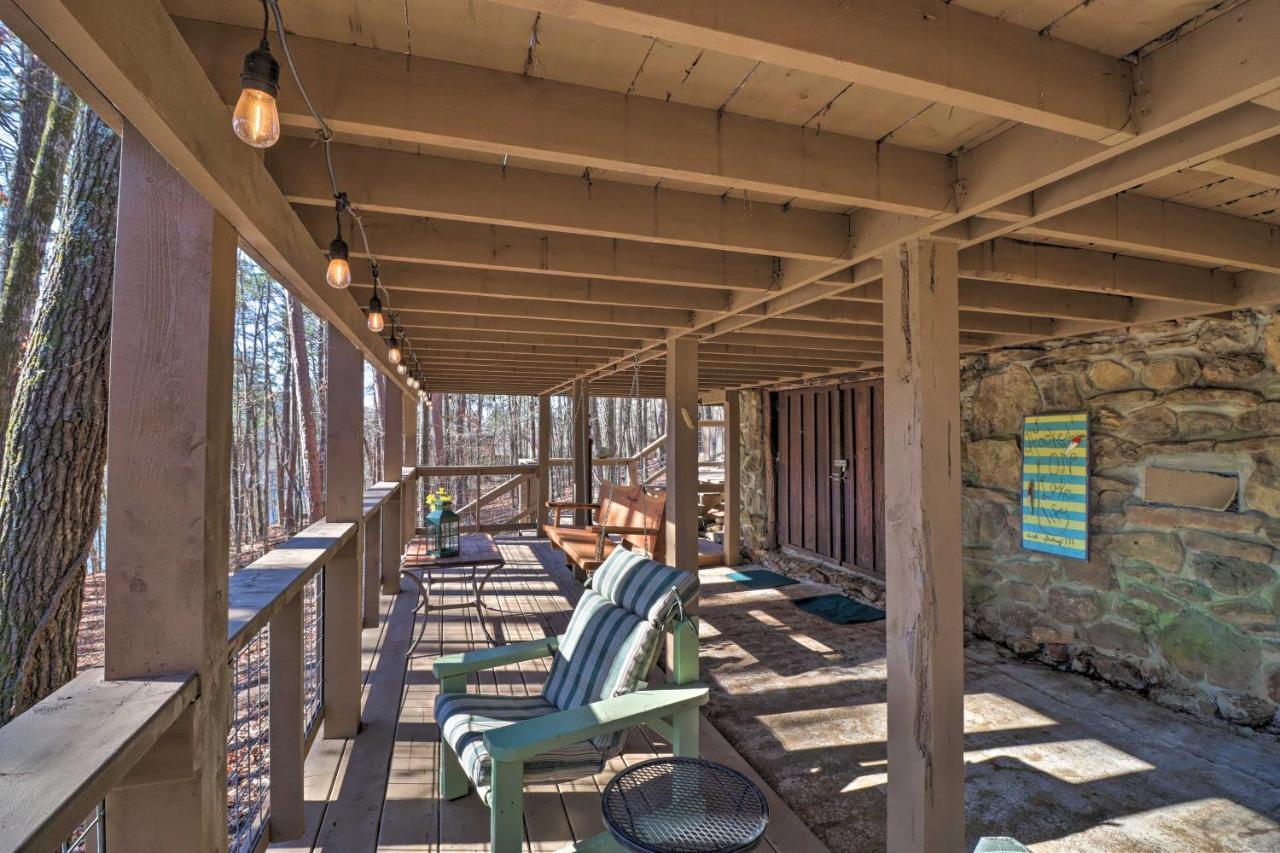 Scenic Greers Ferry Cabin With Deck And Fire Pit! Heber Springs Eksteriør bilde