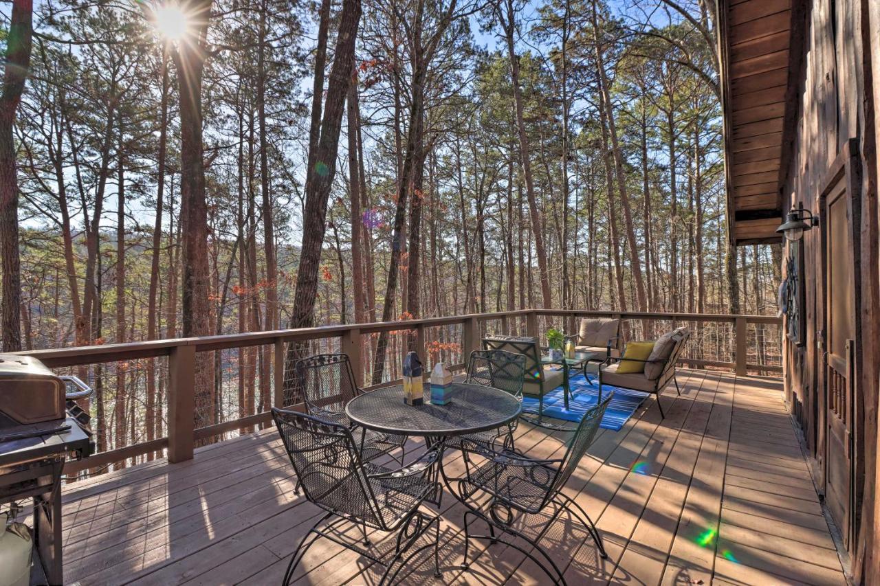 Scenic Greers Ferry Cabin With Deck And Fire Pit! Heber Springs Eksteriør bilde