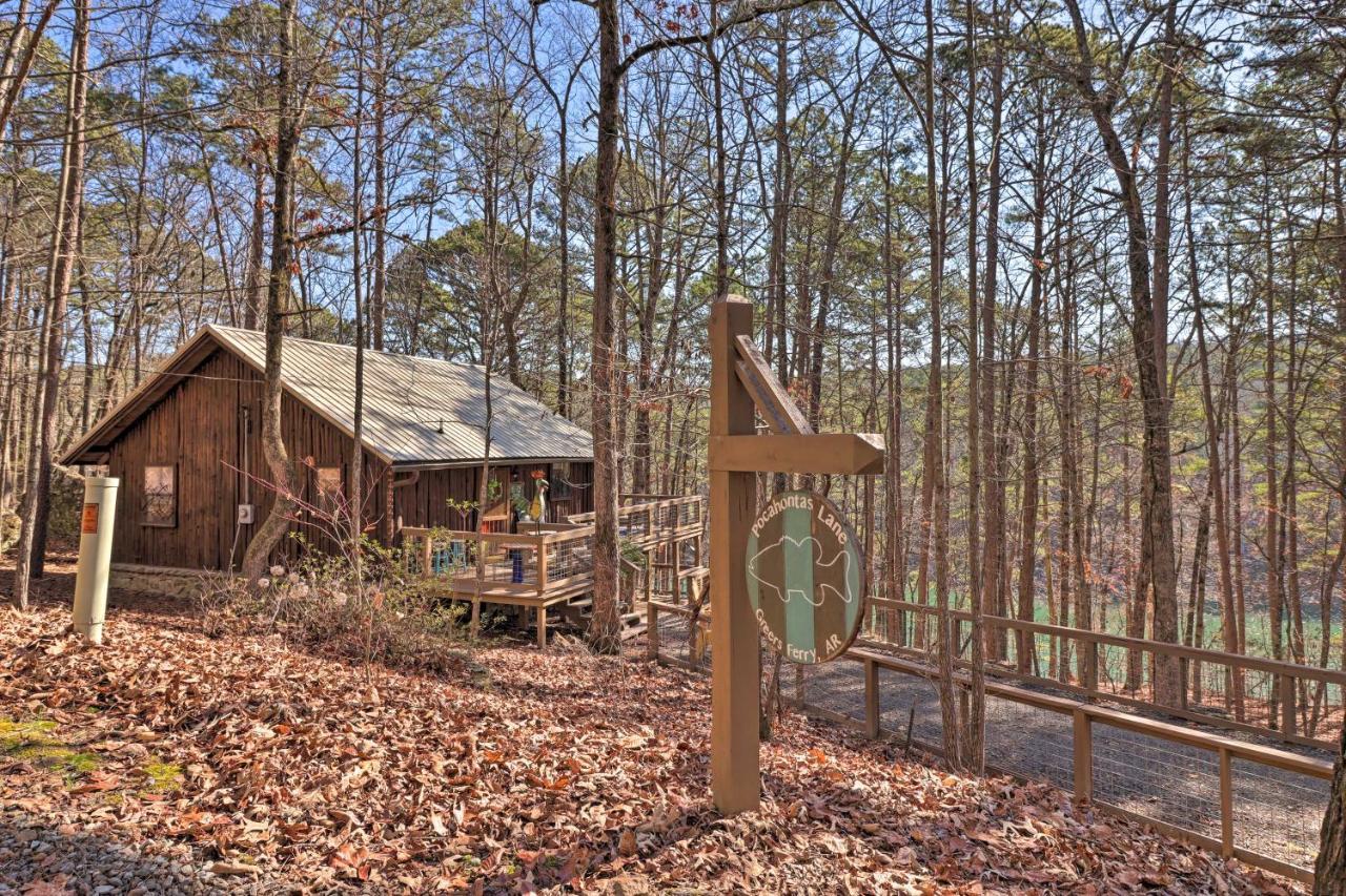 Scenic Greers Ferry Cabin With Deck And Fire Pit! Heber Springs Eksteriør bilde