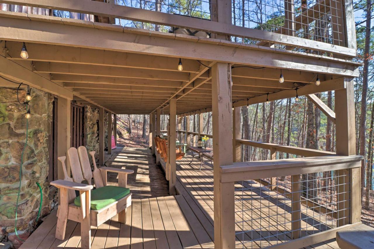 Scenic Greers Ferry Cabin With Deck And Fire Pit! Heber Springs Eksteriør bilde