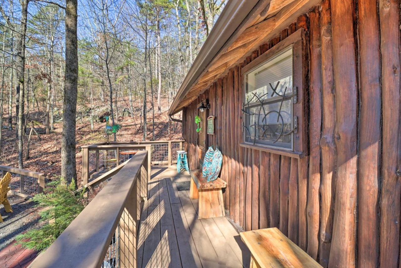 Scenic Greers Ferry Cabin With Deck And Fire Pit! Heber Springs Eksteriør bilde