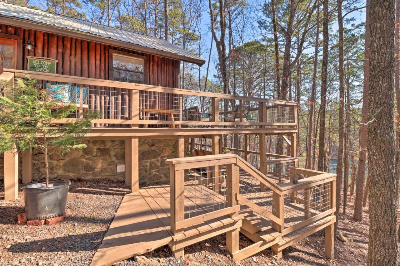 Scenic Greers Ferry Cabin With Deck And Fire Pit! Heber Springs Eksteriør bilde